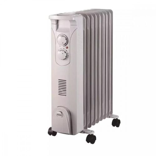 DEDRA Olajjal töltött fűtő 2000W + ventilátor 400W