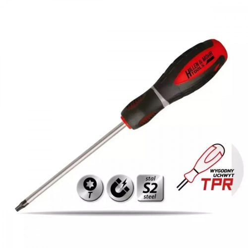 DEDRA Csavarhúzó Torx T25x100mm, S2acél, 3anyagú fogantyú