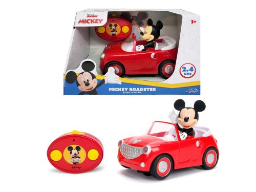 Jada Toys Távirányítós autó RC Mickie Roadster Jada piros 19 cm hosszú