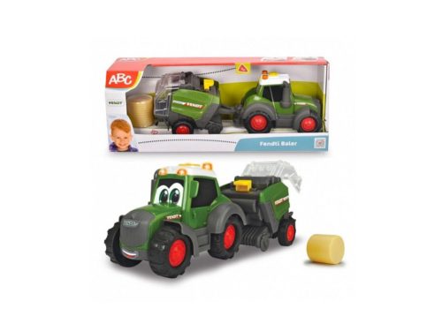 ABC Fendti Baler - Vidám bálázó traktor fénnyel és hanggal - Simba Toys