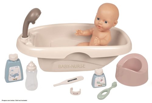 Smoby Baby Nurse Fürdőkád tartozékokkal játékbabák számára
