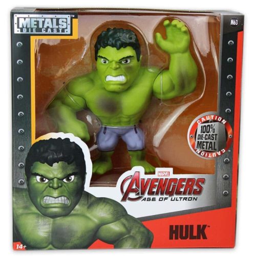 Bosszúállók Avengers Hulk fém játékfigura mozgatható karral 15 cm