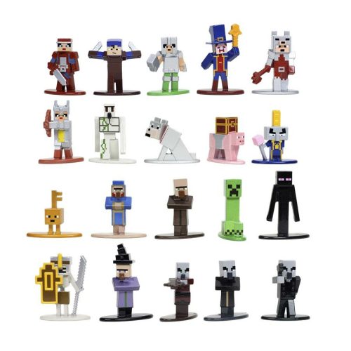 Jada - Minecraft Dungeons nano fém figura szett - 20 db-os