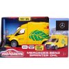 Majorette Mercedes-Benz Sprinter DHL fém kisautó fénnyel és hanggal