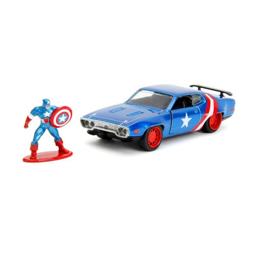 Marvel Amerika kapitány + 1971 Plymouth GTX - 1:32