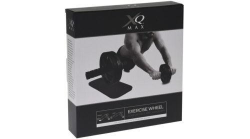 XQmax hasizom erősítő roller, 18 cm, fekete