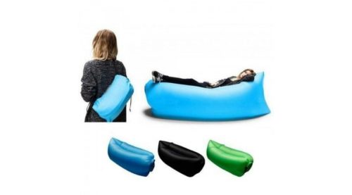 EasyBag levegővel tölthető relaxágy kék színben