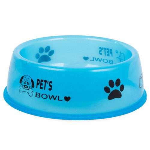 Pet's Bowl Műanyag tál kutya macska 0,4l, kék