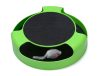 Macskajáték, interaktív, tányér típusú, egérrel, 25x6,5 cm, zöld és fekete