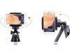 Állítható telefon, fényképezőgép tripod állvány, teleszkópos lábakkal, 10-15 cm