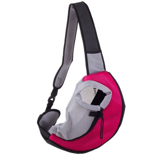 Kutyahordozó hátizsák, 40cm x 24cm, pink