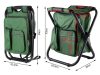 Horgászszék hátizsákkal, összecsukható táska 3in1 - zöld
