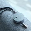 Baseus Fabric 3 az 1-ben USB-C / Lightning / Micro USB kábel 3,5 A 1,2 m (szürke)