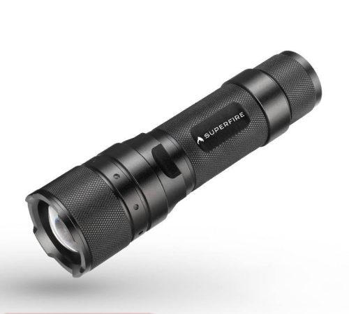 Superfire F3-L2 ZOOM zseblámpa, 570lm