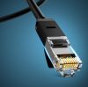 UGREEN Ethernet RJ45 lapos hálózati kábel, Cat.6, UTP, 10m (fekete)