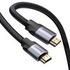 Baseus Enjoyment Series HDMI 2.0 kábel, 4K, 3D, 3 m (fekete szürke)