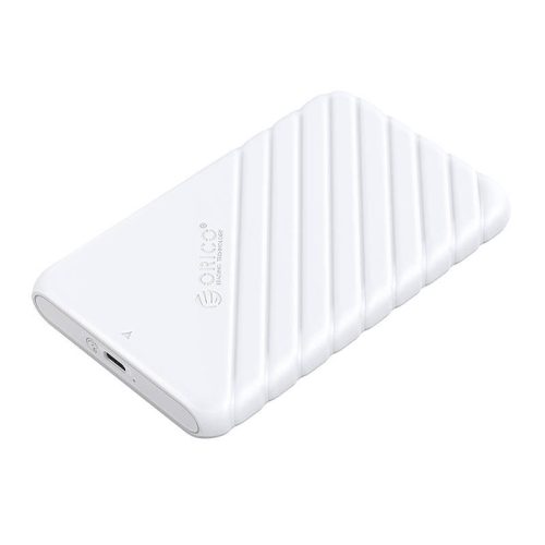 Orico 2.5' HDD / SSD Enclosure, 6 Gbps, USB-C 3.1 Gen1 (White)