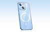 Baseus Crystal iPhone 14 Átlátszó mágneses tok és üvegfólia