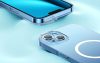 Baseus Crystal iPhone 14 Átlátszó mágneses tok és üvegfólia