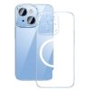 Baseus Crystal iPhone 14 Plus Átlátszó mágneses tok és üvegfólia