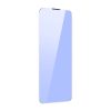 Baseus Crystal iPhone 14 Plus/13 Pro Max Üvegfólia kékfény-szűrővel és porálló bevonattal, 0.3 mm (2