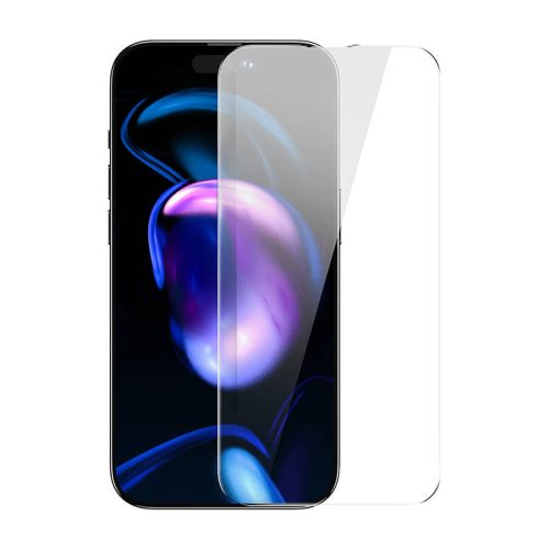 Baseus Crystal iPhone 14 Pro Max Törés- és porálló üvegfólia, 0.3 mm (2 db)