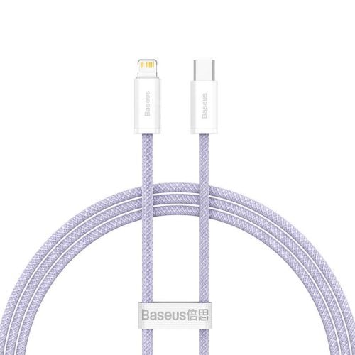 Baseus Dynamic 2 USB-C - Lightning töltőkábel, 20W, 1m (lila)