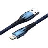 Baseus Glimmer USB - Lightning töltőkábel, 2.4A, 1m (kék)