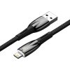 Baseus Glimmer USB - Lightning töltőkábel, 2.4A, 2m (fekete)