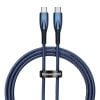 USB-C cable for USB-C Baseus Glimmer Series, 100W, 1m (Blue)