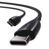 BlitzWolf BW-TC24 USB-C - USB-C töltőkábel, 100W, 5A, 0.9m (fekete)