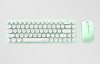 Wireless keyboard + mouse set MOFII Bean 2.4G (White-Green)