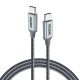 Cable USB-C do USB-C Choetech, PD100W 1.8m (grey)