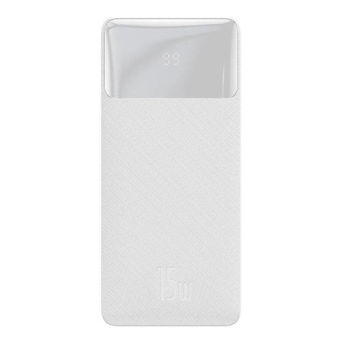 Baseus Bipow Powerbank 10000mAh, 15W (fehér)