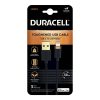 Duracell USB-C cable for Lightning 0.3m (Black)