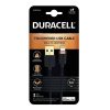 Duracell USB-C cable for Lightning 1m (Black)