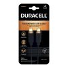 Duracell USB-C cable for USB-C 3.2 1m (Black)