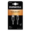 Cable USB to Micro USB Duracell 2m (black)