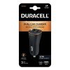 Car Charger USB, USB-C 27W Duracell (Black)