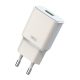 Wall charger XO L92D, 1x USB, 18W, QC 3.0 (white)