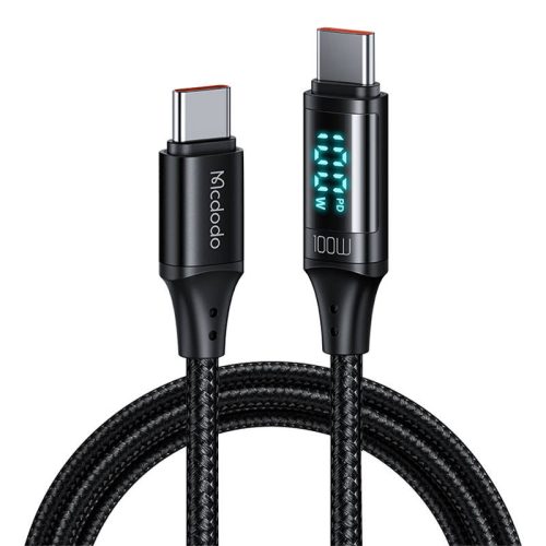 Mcdodo CA-1100 USB-C to USB-C cable, 100W, 1.2m (black)