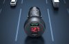 Mcdodo CC-7030 Car Charger, USB + USB-C, with Display, 45W (Black)