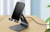 XO TK20 Wireless inductive charger with stand 15W (black)