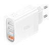 Wall Charger XO L100 USB QC 3.0 + 3x USB 2.4A (white)