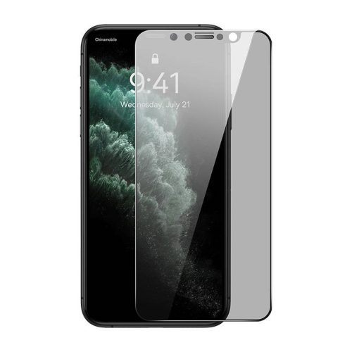 Baseus iPhone X/XS/11 Pro Privatizációs szűrős üvegfólia, 0.3 mm