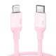 UGREEN USB-C to Lightning Charging Cable, PD 3A, 1m (pink)