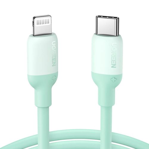 UGREEN USB-C to Lightning Charging Cable, PD 3A, 1m (green)