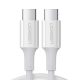 Cable USB-C Male to USB-C Male 2.0 UGREEN US300, 2m (white)