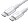 Cable USB-C Male to USB-C Male 2.0 UGREEN US300, 2m (white)