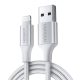 Cable Lightning to USB UGREEN 2.4A US199, 1.5m (silver)